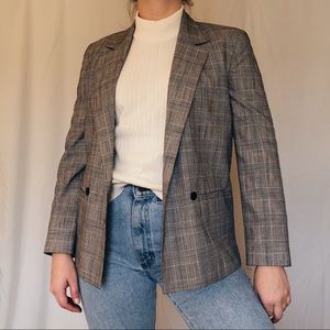 Vintage plaid blazer